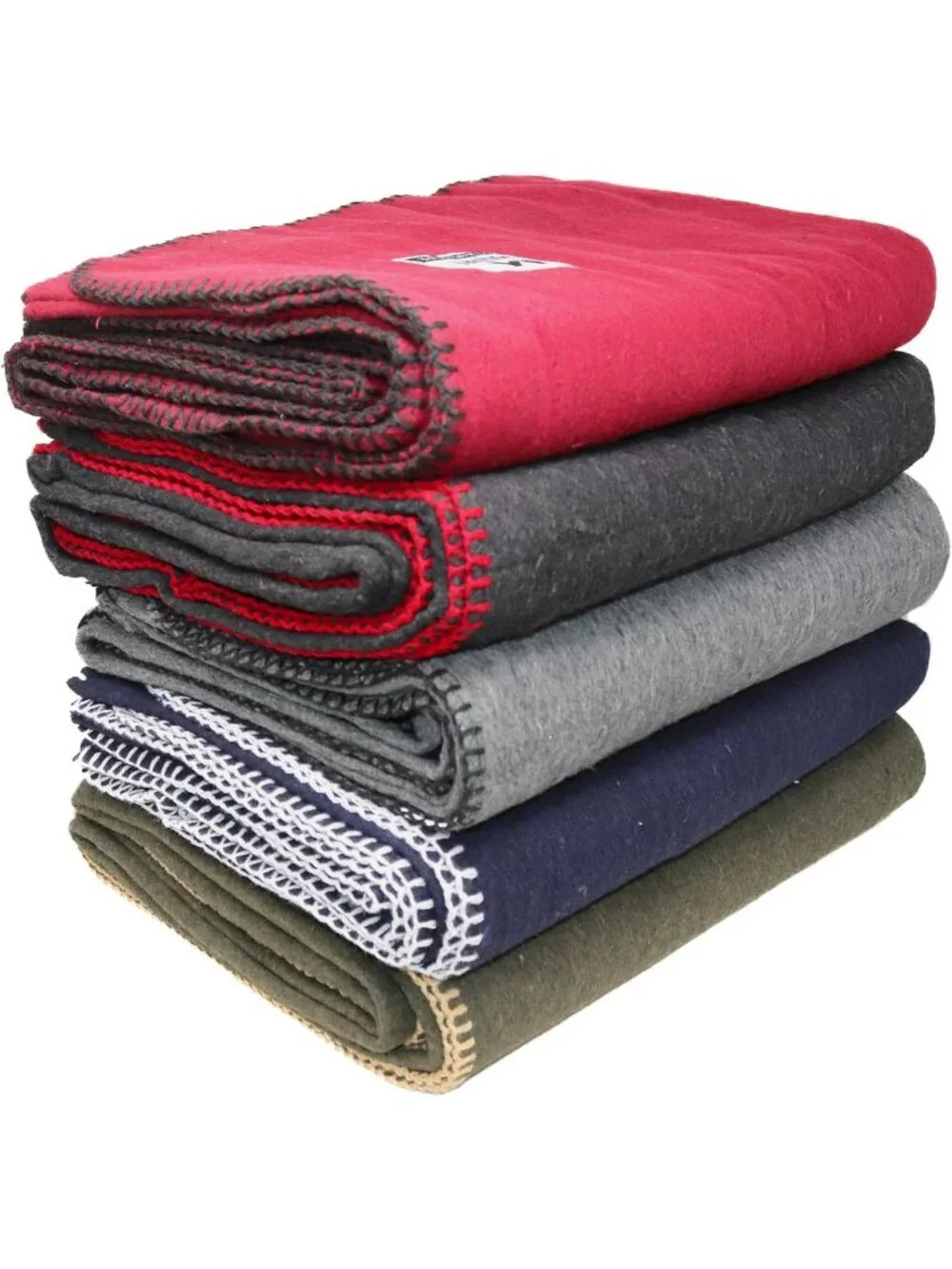 Heavy Duty Fire Retardant Wool Blanket for Camping, Survival & Emergency Use
